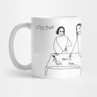 Cristina and Rene Descartes by BN18 Mug